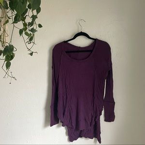 Free People Waffle Top